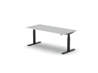 Elektrisch ihv bureau,HxBxD 650-1310x1800x800mm,blad wit - 1