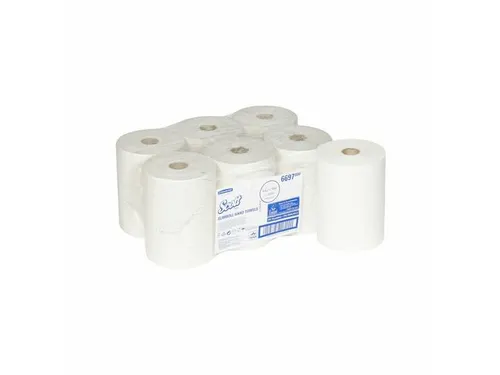 Scott Handdoekrol 6697 Slimroll Airflex 1-laags Wit