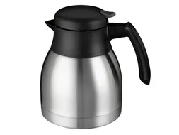 Thermoskan Bravilor dubbelwandig 1 liter RVS zwart