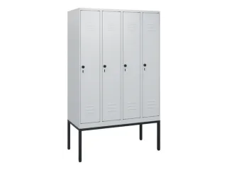 locker,HxBxD 1950x1200x500mm,4vak,vak B 300mm,draaigrendel - 1