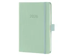 Weekagenda Conceptum A6 2026 (NL/FR/EN/DU) Mint Green Hardcover