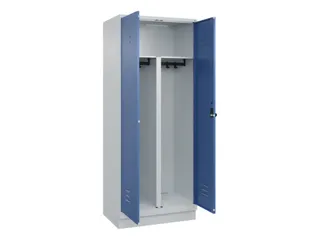 PBM-locker,HxBxD 1950x800x500mm,2vak,vak B 400mm,draaigrendel - 2