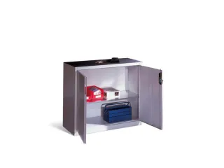 baliekast,HxBxD 1000x1200x400mm,cil.-slot,romp RAL7035,front RAL3003 - 1