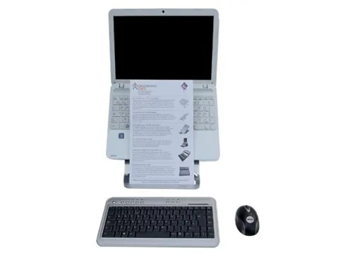 Echo Laptopstandaard 14-17 inch met Documenthouder Zilver