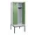 locker met bank,HxBxD 2120x800x815mm,2vak,vak B 400mm,draaigrendel
