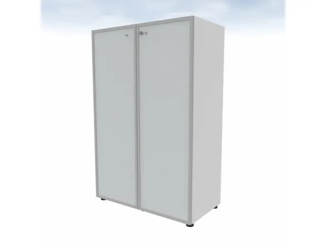 Vitrinekast Hxbxd 1310x860x450mm 3 Oh Wit