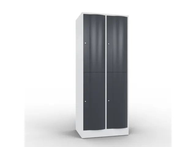 armoire multicases,corps RAL7035,face avant RAL7021