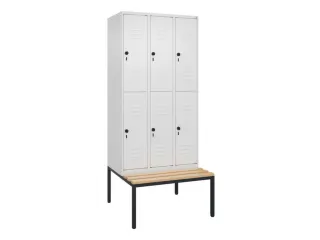 Dubbeldekse dekenkist,HxBxD 2120x900x815mm,3x2vak.,vak B 300mm - 1