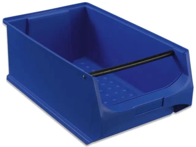 Bac À Bec Hxlxp 200X300X500Mm Pp Avec Barre Support Bleu