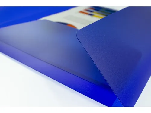 Elastomap Kangaro A4 PP transparant blauw