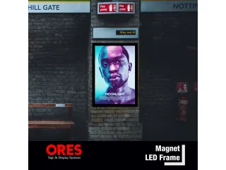 OUTLET Posterlijst LED Europel met magneet lijst A1 - 4