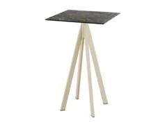 statafel,HxBxD 1090x700x700mm,rechthoekig,4voeten zandkleuren