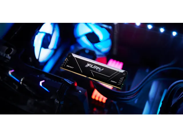64GB 3200MT/s DDR4 CL16 DIMM (Sets van 2) FURY Beast RGB