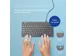 Toetsenbord R-Go Ergonomisch Compact Break QWERTY (US) Zwart