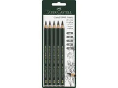 Potloodset Faber-Castell 9000 Jumbo 5 hardheden