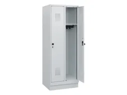 schoollocker,HxBxD 1630x600x500mm,2vak,vak B 300mm,draaigrendel,sokkel