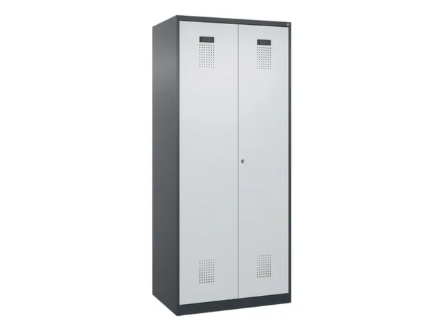 locker voor scheiding van kleding,HxBxD 1850x800x500mm,2vak