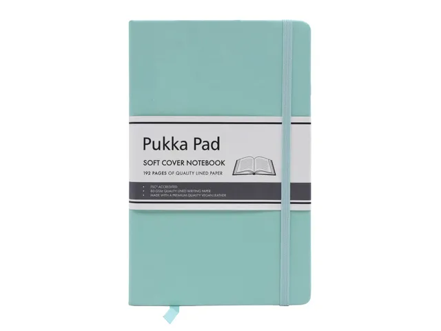Carnet de notes Pukka Pad SignaturSC 13x21cm ligné menthe