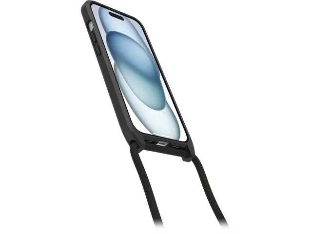 OtterBox React Necklace Case MagSafe Apple iPhone 15 zwart ProPack