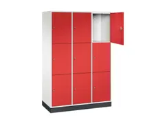 grootvolume-lockersysteem,HxBxD 1950x1220x500mm,3x3vakken,cil.-slot
