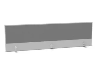 opzetpaneel bureau aanbouw achter MP-lichtgrijs BN8078-grijs 2000mm - 1