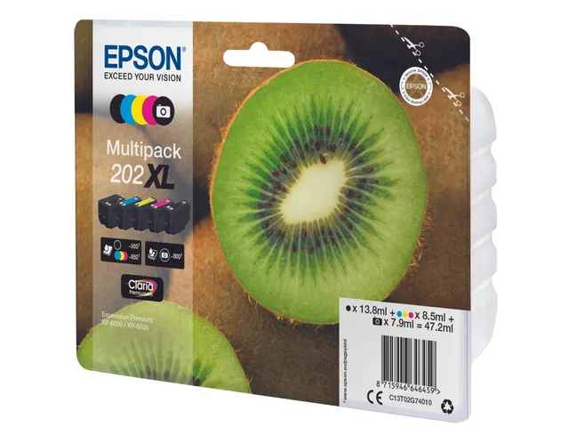Multipack 5-colours 202XL Claria Premium Ink