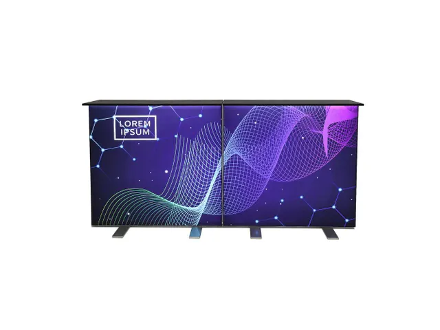 Balie Brightbox Counter met Zwart Tafelblad