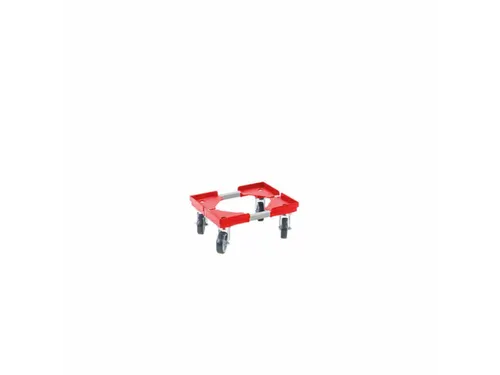 Dolly,Draagverm. 300Kg,Platform Open,Staalplaat,M. Kunststof Hoeken
