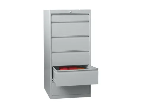 ladekast HxBxD 1200x500x600mm 6laden slot RAL7035 front RAL7035