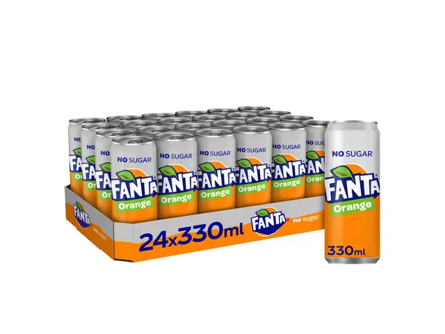 Boisson Fanta orange Zero canette 330ml