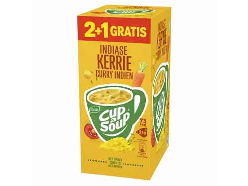 Cup-a-Soup Knorr Indiase kerrie 2+1 Gratis