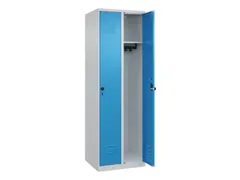 locker,HxBxD 1850x600x500mm,2vak,vak B 300mm,draaigrendel