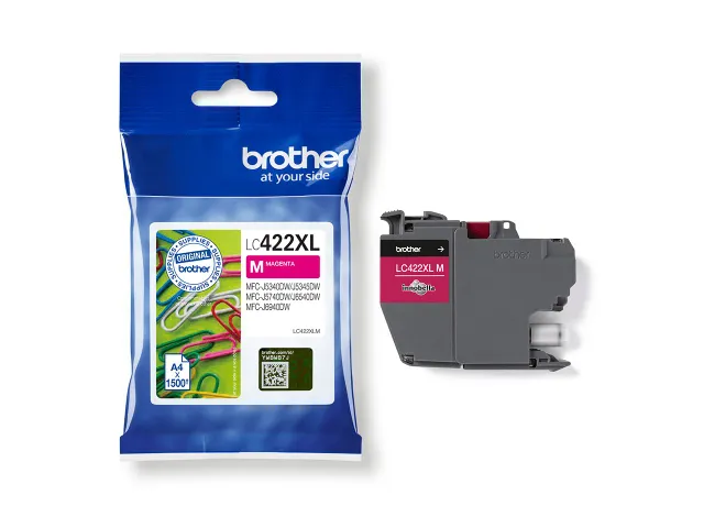 Inktcartridge Brother LC-422XLM rood