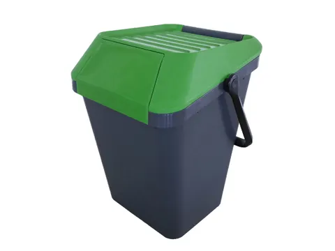 Easymax Afvalbak 45 Liter Grijs Groen