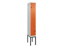 Z-garderobekast,HxBxD 2120x300x500mm,vak B 150/300mm,draaigrendel