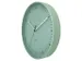 Horloge murale NeXtime Berlin L de 40 cm en aluminium vert menthe