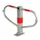 parkeerbeugel,HxBxD 500x750x90mm,staal,grijs,reflectiestrepen rood