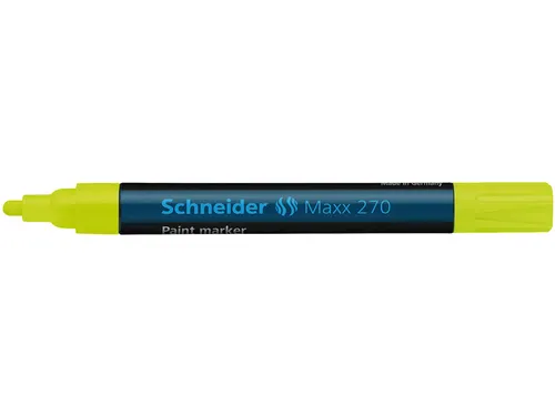 Lakmarker Schneider Maxx 270 1-3 mm fluor geel
