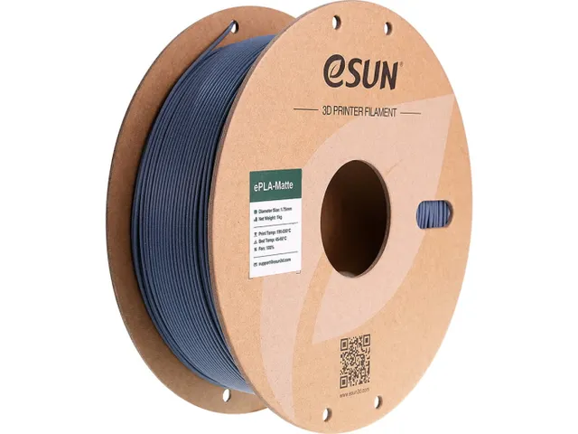 eSUN 3D printer Filament ePLA-Matte 1,75mm Donker Grijs 1kg