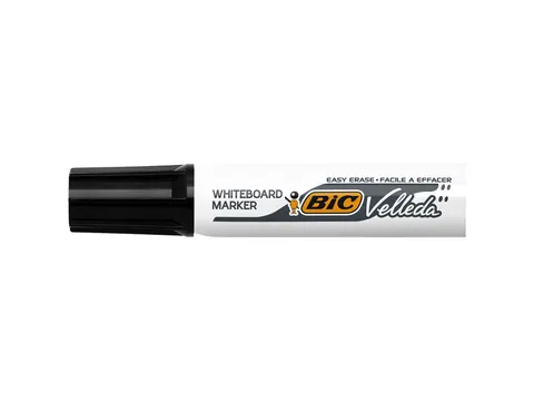 Viltstift Bic Velleda 1781 whiteboard schuin large zwart