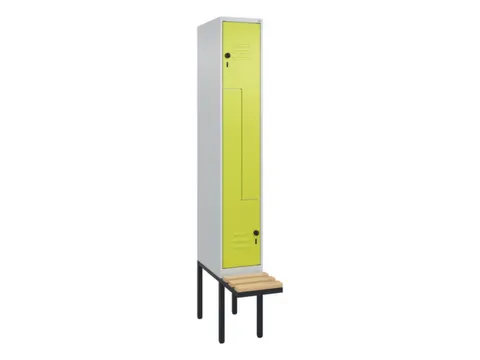 armoire vestiaire Z HxlxP 2120x300x815mm 2compart.