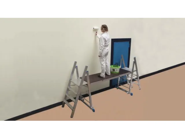 werkbordes m. zeefdrukplaat,v. laddersteiger,L 1,5m