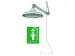 Douche d'urgence 8133H horizontale pomme de douche inox