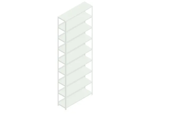 dossierstelling,grondveld,HxBxD 2900x1000x300mm,vaklast 60kg