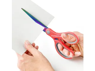 Schaar Staedtler Norix 21cm 3 kleuren assorti rechtshandig - 4
