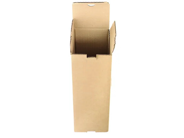 Verzenddoos fles IEZZY karton bruin 90x90x360mm
