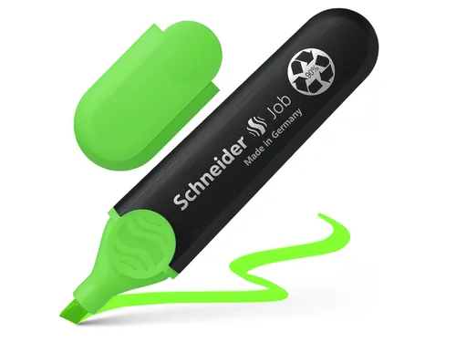 Markeerstift Schneider Job 150 Universeel Groen beitelpunt