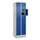 lockerkast,HxBxD 1950x600x500mm,2x5vakken,vak B 300mm,cil.-slot,sokkel