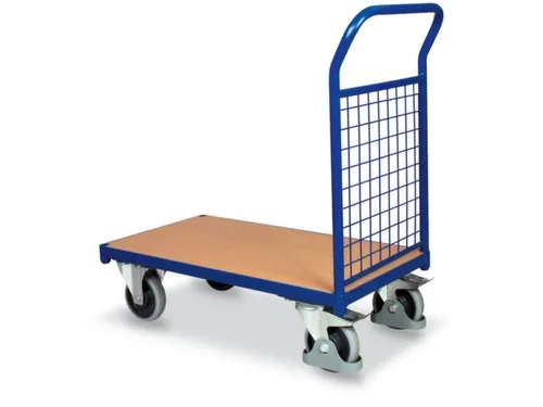 Platformwagen 500kg Laadvl. 1030x600mm 1 Gaaskopwand Ral 5010
