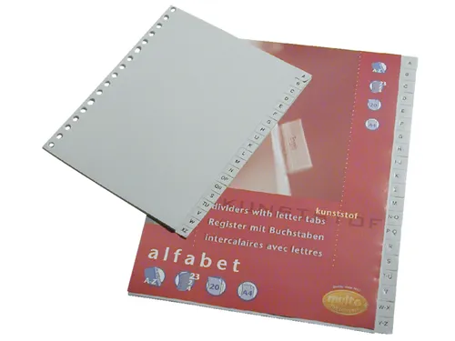 Tabbladen Multo 7052020 A5 17-Gaats Pp A-z Grijs